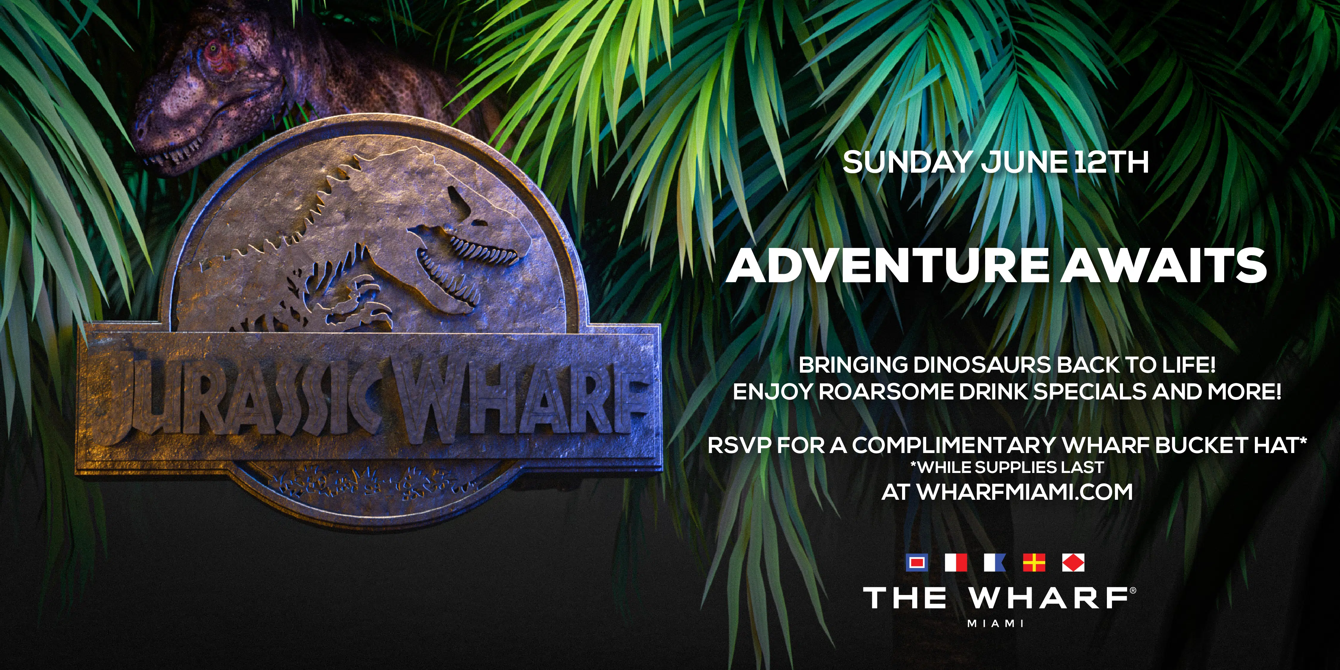 Jurassic Wharf at The Wharf Miami - Sunday
