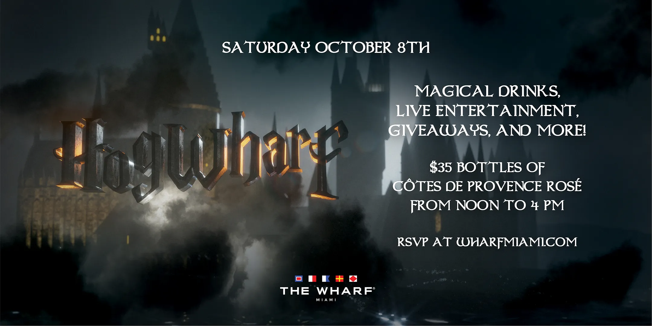 Hogwharf - Wharf Miami - Saturday