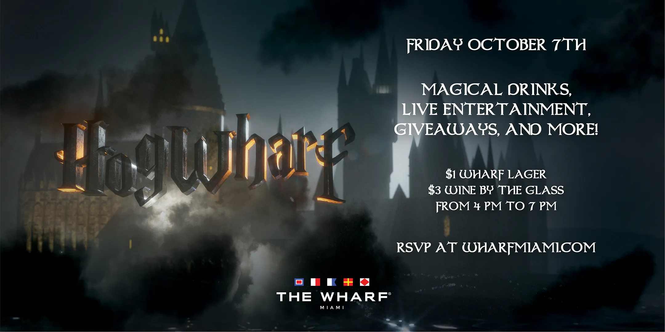 Hogwharf - Wharf Miami - Friday
